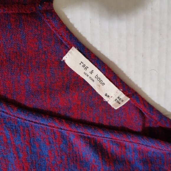 Rag & Bone HUDSON Tank Top Sz S V-Neck Sleeveless SPACE Dye - Picture 7 of 8